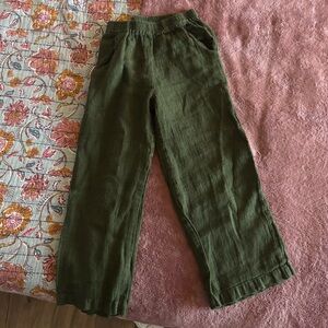 Linenfox waffle linen pant